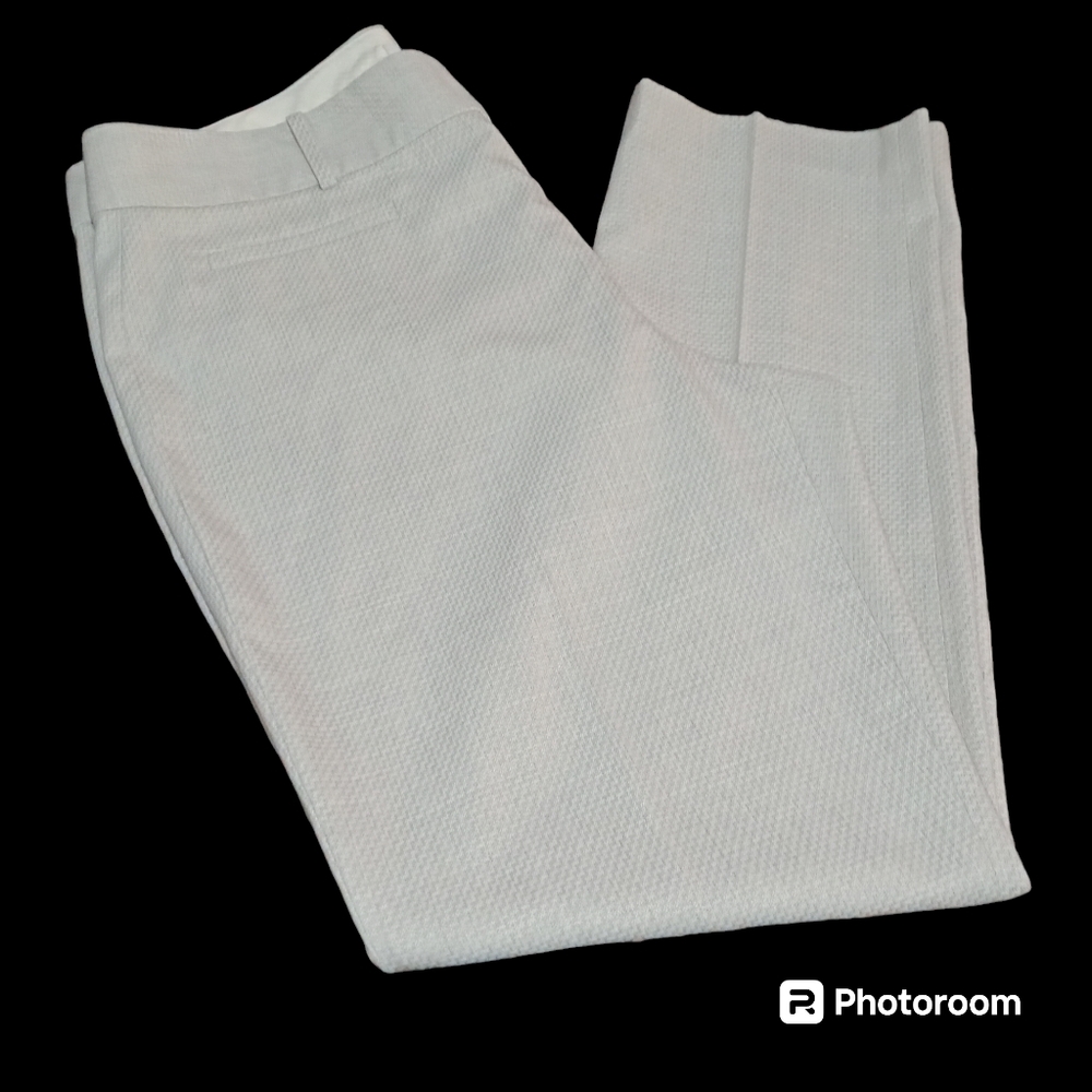 Calvin Klein light grey patterned trousers Ladies sz 14